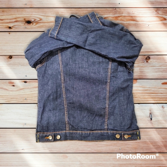 Zara Dark Blue Denim Jacket - Picture 6 of 7